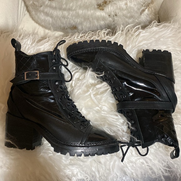 THE KOOPLES Steffy Patent Leather Boots NIB - Picture 6 of 17
